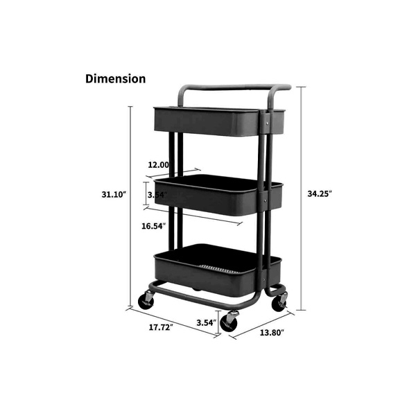 3 Tier Storage Trolley Price in Sri Lanka