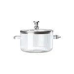 High Borosilicate Glass Bowl with Lid No.039