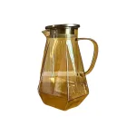 High Brossilicate Glass Jug with Steel Lid No.030
