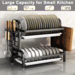 2‑Layer Large Capacity Dish Rack - Image 3