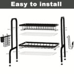 2‑Layer Large Capacity Dish Rack - Image 4