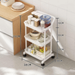 3-Layer Multipurpose Storage Trolley - Image 5