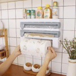 3 in 1 Kitchen Wall Mounted Paper Holder - Image 3