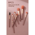 8 Pcs Makeup Brush Set - Image 3