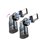CYBE 9-Pin USB-C to USB-C Magnetic PD 240W 540 Degrees Rotatable OTG Adapter