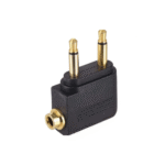 CYBE Dual 3.5mm Male to 3.5mm Female AirPlane Headphone Adapter