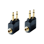 CYBE Dual 3.5mm Male to 3.5mm Female AirPlane Headphone Adapter - Image 2