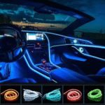 Car Dashboard Neon Strip Light EL Wire 12V Ambient Interior Lighting - 5M - Image 3