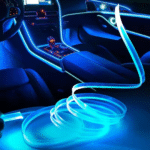 Car Dashboard Neon Strip Light EL Wire 12V Ambient Interior Lighting - 5M - Image 4