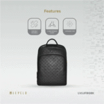 Levelo Gracia PU Leather Water Resistant Universal Laptop Backpack - Image 4
