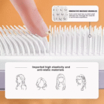 Twisting Hair Comb – 3D Air Cushion Detangling & Shine Brush - Image 3