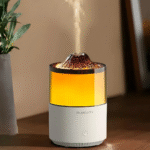 Volcano Light Humidifier - 200ml LED Flame Diffuser - Image 2
