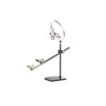 RTAKO ZJ-FP02 Kit Overheard Phone Mount 55cm with Phone Clamp and Ring Light - Image 3