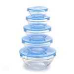 5Pcs Glass Bowl Set with Lid