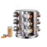 16 Jar Steel Spice Rack