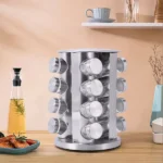 16 Jar Steel Spice Rack - Image 2