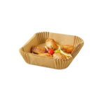 Non-stick & Oil Resistant Air Fryer Disposable Paper Liner Square - 50 Pcs - Image 2