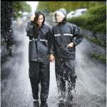 Heavy Material Adult Bike Raincoat Suit Jacket Pants Full Set