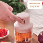 Mini Auto Rechargeable Vegetables and Garlic Chopper - Image 2