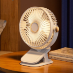 Portable Desk Clip On Lighting Fan - Image 2