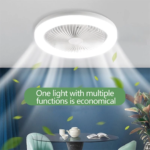 36W Dimmable Mini LED Ceiling Fan Lamp - Image 2
