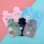 Plush Cover Hot Water Bottle - Image 2