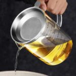 Borosilicate Measuring Glass Pot Jar With Lid - 1.2L - Image 3