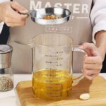 Borosilicate Measuring Glass Pot Jar With Lid - 1.2L - Image 2