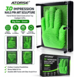 Atorse 3D Pin Art Sculpture Pin Impression Toy Hand Mold